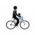 Scaun pentru copii, cu montare pe bicicleta in fata - Thule Yepp Mini Blue