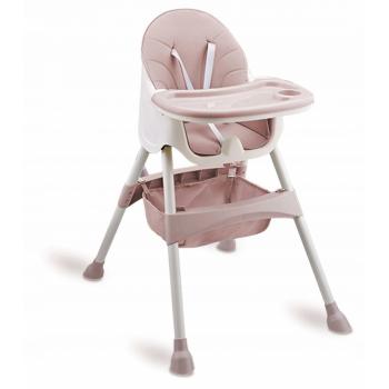 Scaun de masa 3 in 1 ricokids milo - roz