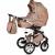 Carucior flamingo easy drive 3 in 1 - vessanti - beige