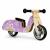 Bicicleta de echilibru din lemn cu roti eva ecotoys lc-v1330 - violet cu fluturasi