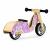 Bicicleta de echilibru din lemn cu roti eva ecotoys lc-v1330 - violet cu fluturasi