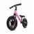 Bicicleta fara pedale si roti cu led sun baby 017 spark - pink