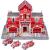 Set constructie puzzle 3D -  Statie de pompieri Fiesta Crafts FCT-3047