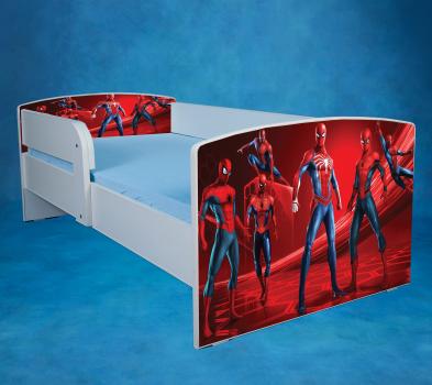 Spider man 3 - saltea inclusa - 140x70 cm, cu sertar