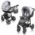 Carucior vessanti crooner 2 in 1 - gray