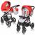 Carucior vessanti crooner prestige 2 in 1 - red