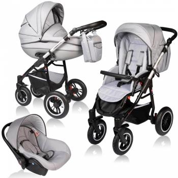 Carucior vessanti crooner prestige 3 in 1 - light gray