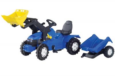 Tractor Cu Pedale Si Remorca Copii Rolly Toys 049417