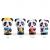 Familia de ursuleti panda - set figurine joc de rol