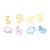 Set borcanel cu 8 stampile de lemn - tematica animale salbatice