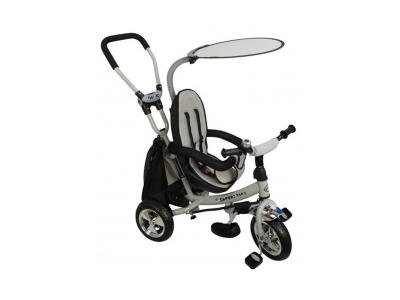 Tricicleta Copii Cu Scaun Reversibil Baby Mix Safari Ws611 Gri