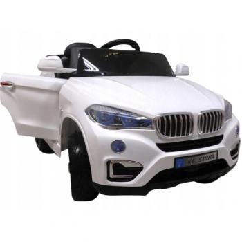 Masinuta electrica cu telecomanda si roti din spuma eva cabrio b12 kl-5188 r-sport - alb