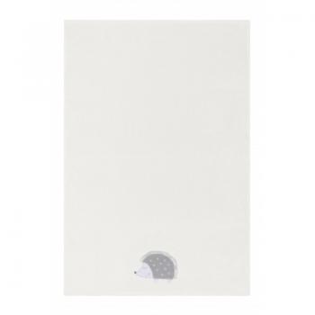 Prosop brodat arici, alb, 120x75 cm. Fillikid