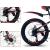 Bicicleta mtb 22 inch, cadru otel, jante aluminiu, schimbator shimano, 7 viteze, frane pe disc, rosie