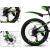 Bicicleta mtb 22 inch, 7 viteze, schimbator shimano, cadru otel, frane pe disc, verde, phoenix