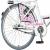 Bicicleta dama, 26 inch, cadru otel, 3 viteze shimano, portbagaj, cos cumparaturi, v-brake, visitor stormi