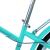 Bicicleta dama cu cos, roti 24 inch, cadru otel 13", frane v-brake, albastru deschis, phoenix