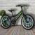 Bicicleta mtb 20 inch, cadru otel, 6 viteze, schimbator power, v-brake, negru-verde neon, explorer