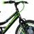 Bicicleta mtb 20 inch, cadru otel, 6 viteze, schimbator power, v-brake, negru-verde neon, explorer