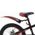 Bicicleta mountain bike, roti 20 inch, 7 viteze, schimbator shimano, frane pe disc, rosu, phoenix