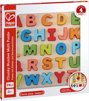 Hape puzzle alfabet chunky