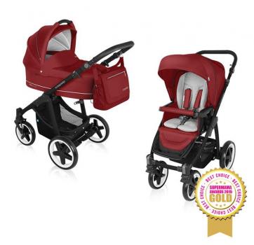 Baby Design Lupo Comfort 02 Dark Red 2016 - Carucior Multifunctional 2 In 1