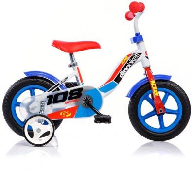Bicicleta 108 Fl Cu Maner Pentru Parinti - Dino Bikes