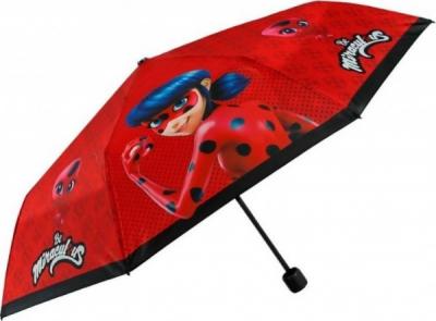 Umbrela Perletti LadyBug rezistenta la vant plianta manuala mini pentru fete