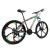 Bicicleta mtb hardtail 26 inch, shimano 21 viteze, cadru otel, portocaliu-verde, tornado phoenix