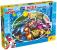 Puzzle de colorat - Mickey in cursa (24 piese)