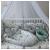 MimiNu - Cosulet bebelus pentru dormit, Baby Cocoon 90x50 cm, Forest friends Grey/Mint