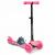 Trotineta cu roti cu led ricokids loco 765102 - roz