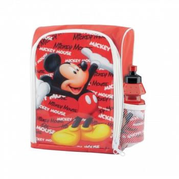 Ghiozdan Gradinita Mickey Mouse Bbs 121100 Cu Licenta Si Sticluta Apa Inclusa