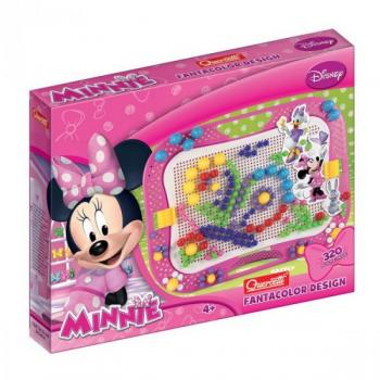 Joc Creativ Fanta Color Design Quercetti Creatie Imagini Mozaic Minnie Mouse 320 Piese