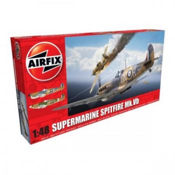 Kit Aeromodele Airfix 5125 Avion Supermarine Spitfire Mkvb Scara 1:48