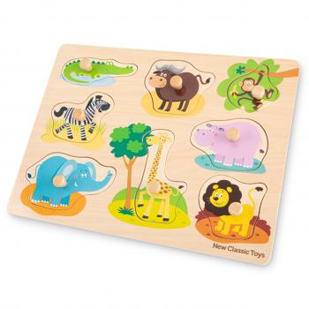 Puzzle lemn Safari 9 piese NEW