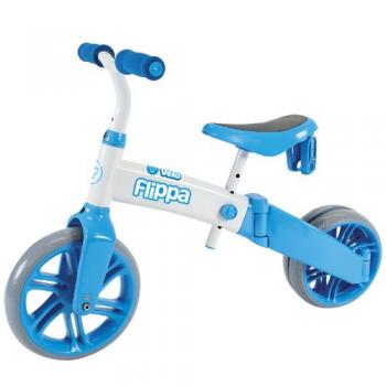 Ybike Yvelo Flippa 2in1 Blue - Tricicleta Si Bicicleta Fara Pedale