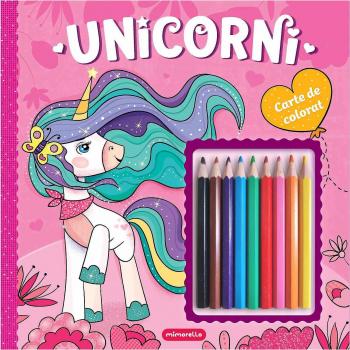 Carte de colorat Unicorni Editura Kreativ EK6603
