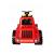 Camion de pompieri pentru copii, fara pedale, cu stropitor, marmat, rosu, 71x33x39 cm