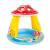 Piscina gonflabila copii, intex baby, ciupercuta multicolor, 45 litri, 102 x 89 cm, 57114