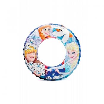 Colac gonflabila pentru inot copii, intex, frozen, 56201, 51 cm, multicolor