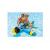 Saltea gonflabila copii, intex, 57537, ride-on, avion pentru piscina, 132 x 130 cm, diverse culori