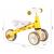Tricicleta fara pedale, girafa portocalie galbena, ecotoys, 39x22x50 cm,  lb1603