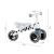 Tricicleta fara pedale, zebra alb negru, ecotoys, 39x22x50 cm,  lb1603