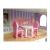Casuta de papusi din lemn, cu doua etaje roz, milena, leantoys, 5320