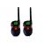 Set statie emisie receptie walkie talkie, de jucarie pentru copii, negru, 100 m, leantoys, 7606