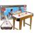 Joc masa de air hockey din lemn, pentru copii, 73x38x62 cm, leantoys, 9449