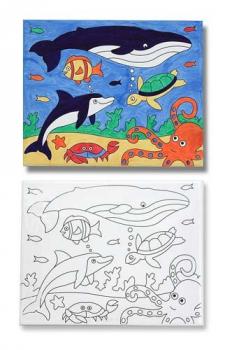 Pictura Pe Panza Canvas Peisaj Marin Melissa And Doug