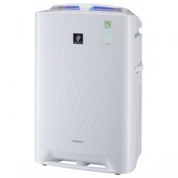 Purificator de aer sharp kc-a60eu w, functie de umidificare activa, tehnologie plasmacluster, 4l