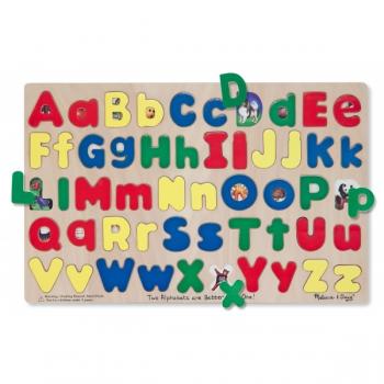 Puzzle Alfabet Litere Mari Si Mici Melissa And Doug